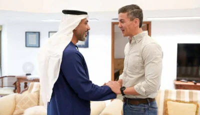 رئيس جهاز الإمارات للمحاسبة يبحث مع رئيس باراغواي مجالات التعاون