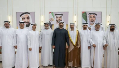 زايد بن محمد يحضر أفراح النيادي والشامسي