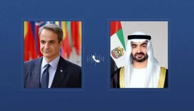 محمد بن زايد ورئيس وزراء اليونان يبحثان الشراكة الاستراتيجية وتطورات الشرق الأوسط