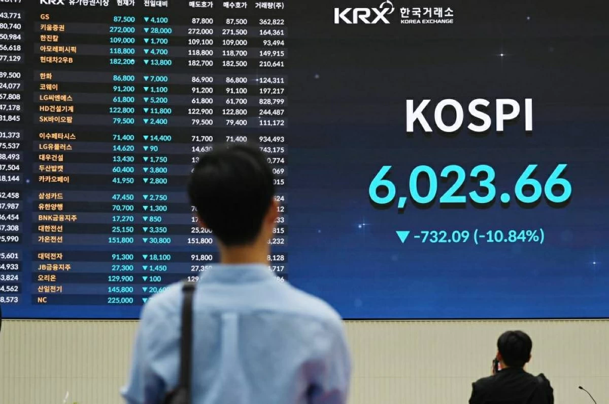 الأسهم الآسيوية تتباين.. و«كوسبي» يهوي 7% لليوم الثاني