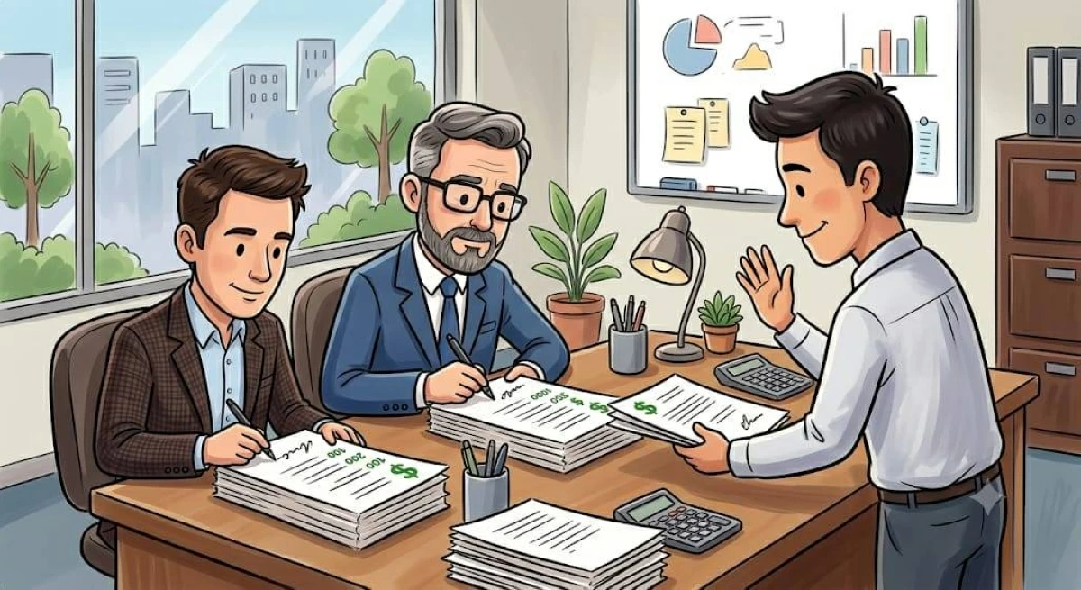 إقرارات خطية تلزم شخصين سداد 247 ألف دولار
