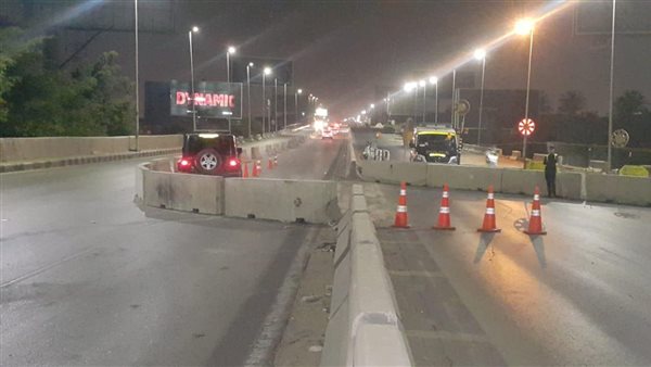 بدء غلق مطلع محور 26 يوليو كليا للقادم من ميدان لبنان، اعرف التحويلات المرورية الجديدة