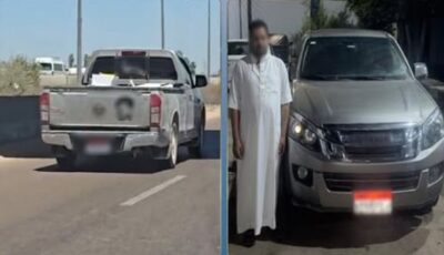 فيديو يطيح بسائق “ربع نقل” قاد برعونة واصطدم بسيارة على طريق سريع بالإسكندرية
