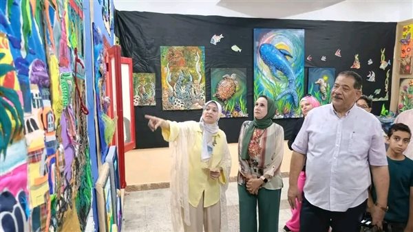 مدير إدارة شرق الإسكندرية التعليمية يشهد ختام معرض اكتشاف المبدعين