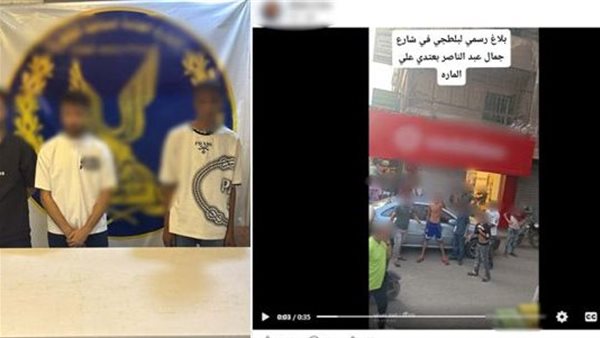 بائع أسماك يفترش أمام محل هواتف، الأمن يكشف ملابسات فيديو البلطجة في السلام