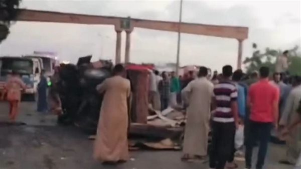 أسماء ضحايا ومصابي حادث طريق كفر داوود في المنوفية