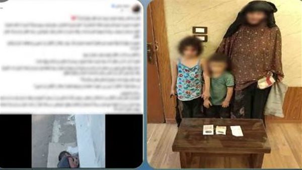 تركت طفلها على حافة الطريق لاستعطاف المارة، القبض على سيدة استغلت ابنيها في التسول بالغربية