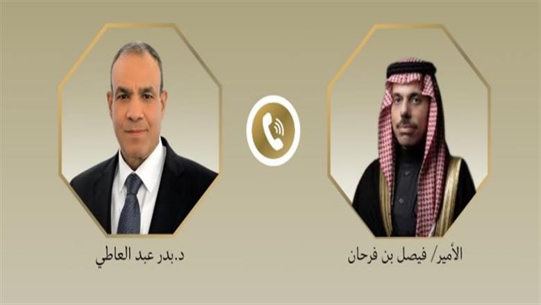 وزير الخارجية يبحث مع نظيره السعودي العلاقات الثنائية ومستجدات الأوضاع الإقليمية