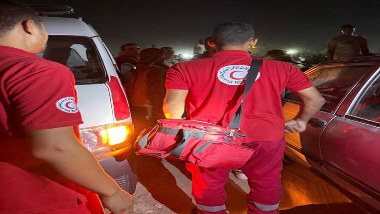 الهلال الأحمر يواصل دعم أسر ضحايا حادث الإسماعيلية خلال مراسم تشييع الجثامين