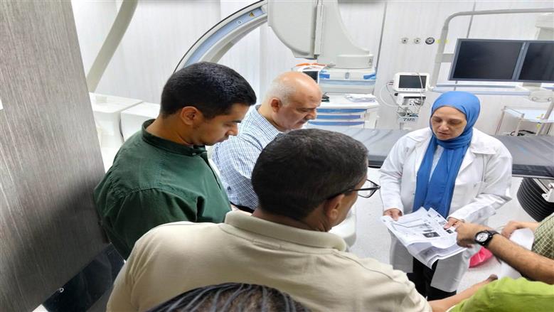 وكيل «صحة الجيزة» يتابع تطوير مستشفى الشيخ زايد المركزي