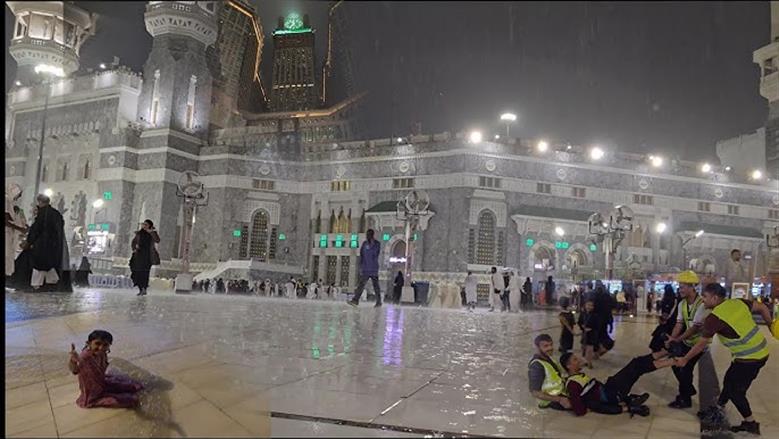 أمطار رعدية مصحوبة بزخات البرد وسيول ورياح في السعودية