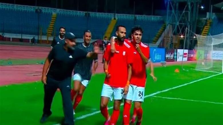 علي حسين يسجل أول أهداف الدوري المصري في مرمى البنك الأهلي
