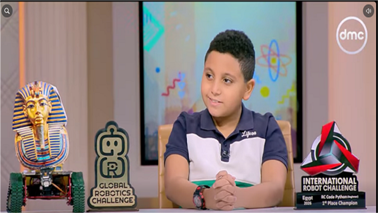 أصغر مصري يحصل على ذهبية في البرمجة: أنهيت امتحان اللغة العربية في نصف الوقت للحاق بالمسابقة