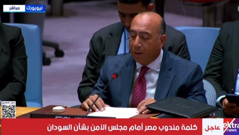 مندوب مصر بمجلس الأمن: إنهاء حرب السودان يتطلب دعم مؤسسات الدولة والحفاظ عليها