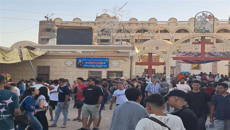 الأقباط يحتفلون بختام مولد مارجرجس في ميت دمسيس بالدقهلية اليوم