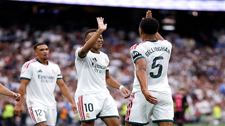 جدول ترتيب هدافي الدوري الإسباني بعد هدف مبابي وبيلينجهام