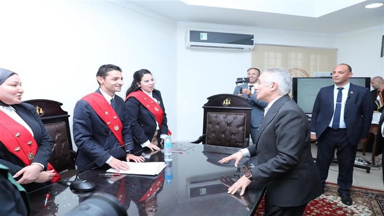 وزير العدل يطلق منصة التقاضي الجنائي عن بُعد استعدادا لتطبيق القانون الجديد