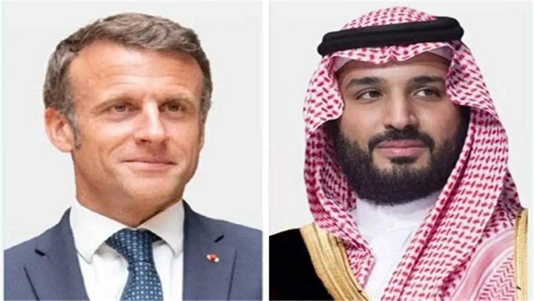 ولي العهد السعودي وماكرون يبحثان تطورات المنطقة وتعزيز أمن الملاحة البحرية