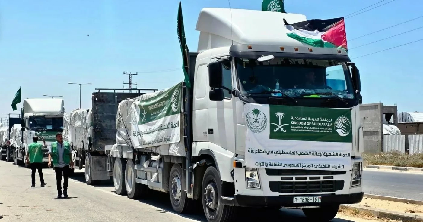 مركز الملك سلمان للإغاثة يسيّر قافلة مساعدات جديدة إلى غزة – أخبار السعودية