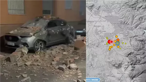 بعد إندونيسيا، زلزال بقوة 5 درجات يضرب غرناطة جنوب إسبانيا (فيديو)