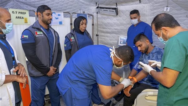 ضمن مبادرة “الفارس الشهم 3″، المستشفى الإماراتي بالعريش يستقبل 9 حالات مرضية قادمة من غزة