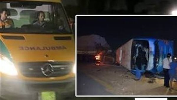 بعد مصرع وإصابة 67 شخصا، النيابة تعاين موقع حادث محور الضبعة
