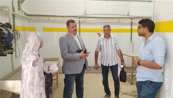 تجهيز المجزر نصف الآلي بالغنايم في أسيوط تمهيدا لتشغيله وفق أعلى المعايير