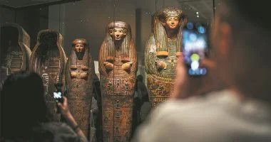 معرض مصر القديمة كنوز من المتاحف المصرية يستقطب 670 ألف زائر فى الصين