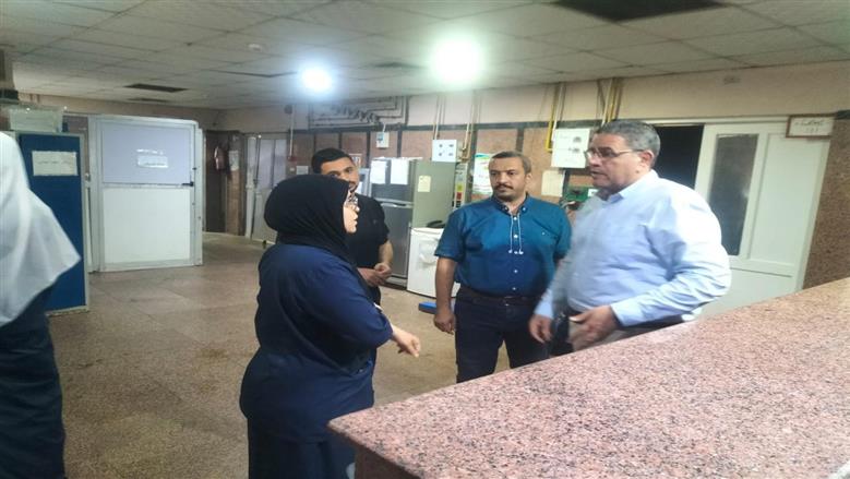 إحالة المتغيبين عن النوبتجية للشؤون القانونية بمستشفى بركة السبع في المنوفية