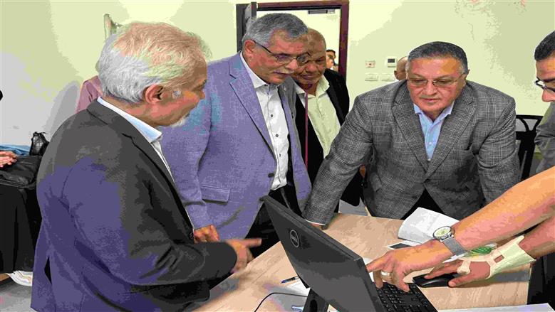 رئيس مجلس أمناء جامعة بنها الأهلية يتفقد إجراءات الكشف الطبي للطلاب