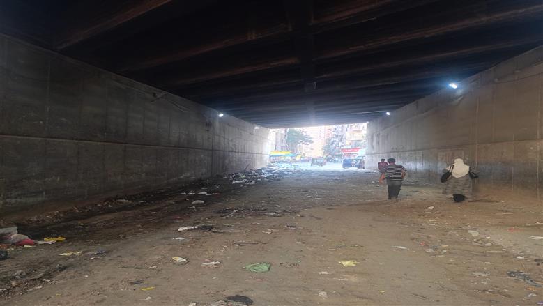 رفع 1200 طن مخلفات رتش من نفق روزاليوسف ببولاق الدكرور