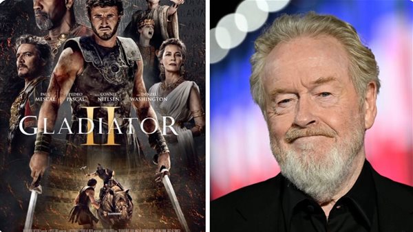 ريدلي سكوت ينتقد اختيار بول ميسكال في «Gladiator 2»